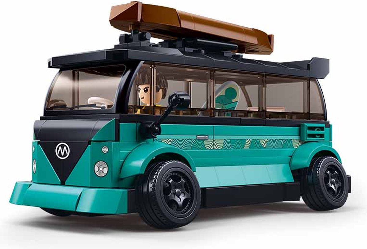   M38-B1191 - Surf Auto bouwset | City constructie modelbouw | Educatief STEM speelgoed bouwpakketten voor kinderen & volwassenen | Incl. 1 minifigure | Bouwdoos met 276 bouwstenen